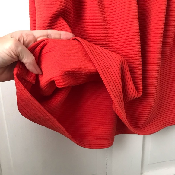 UO Cooperative>spicy orange ribbed skater skirt. PRICE FIRM - Picture 5 of 12